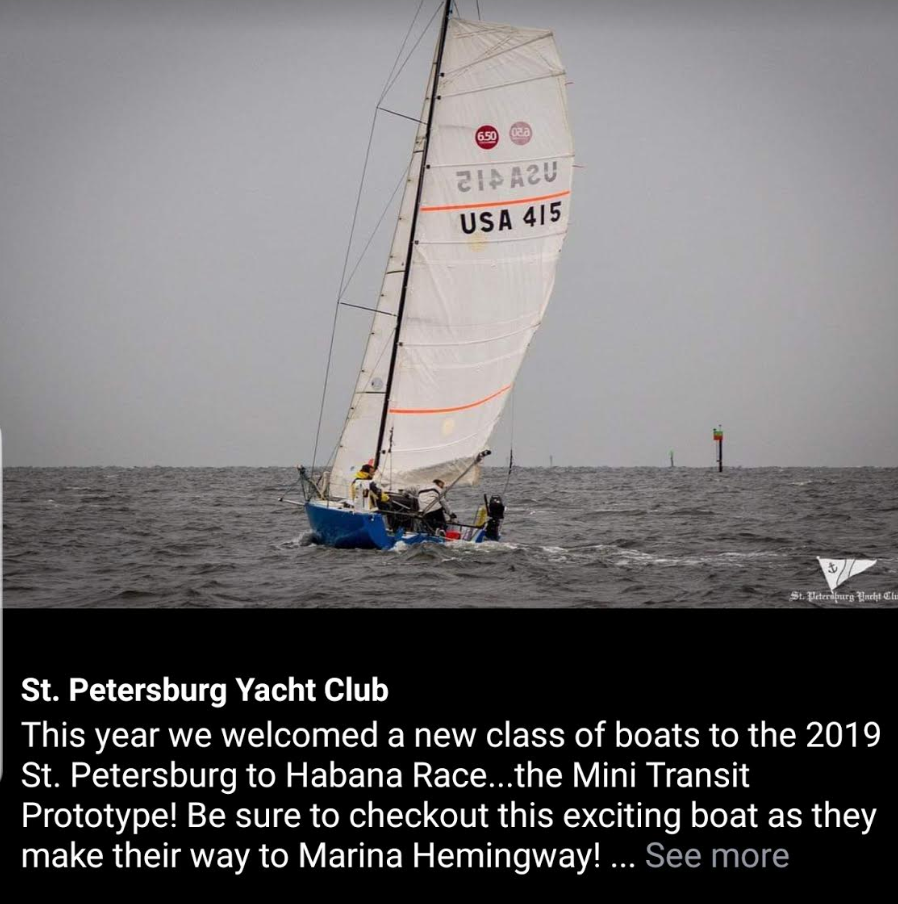 Sailing:  St. Petersburg to Havana Cuba 2019